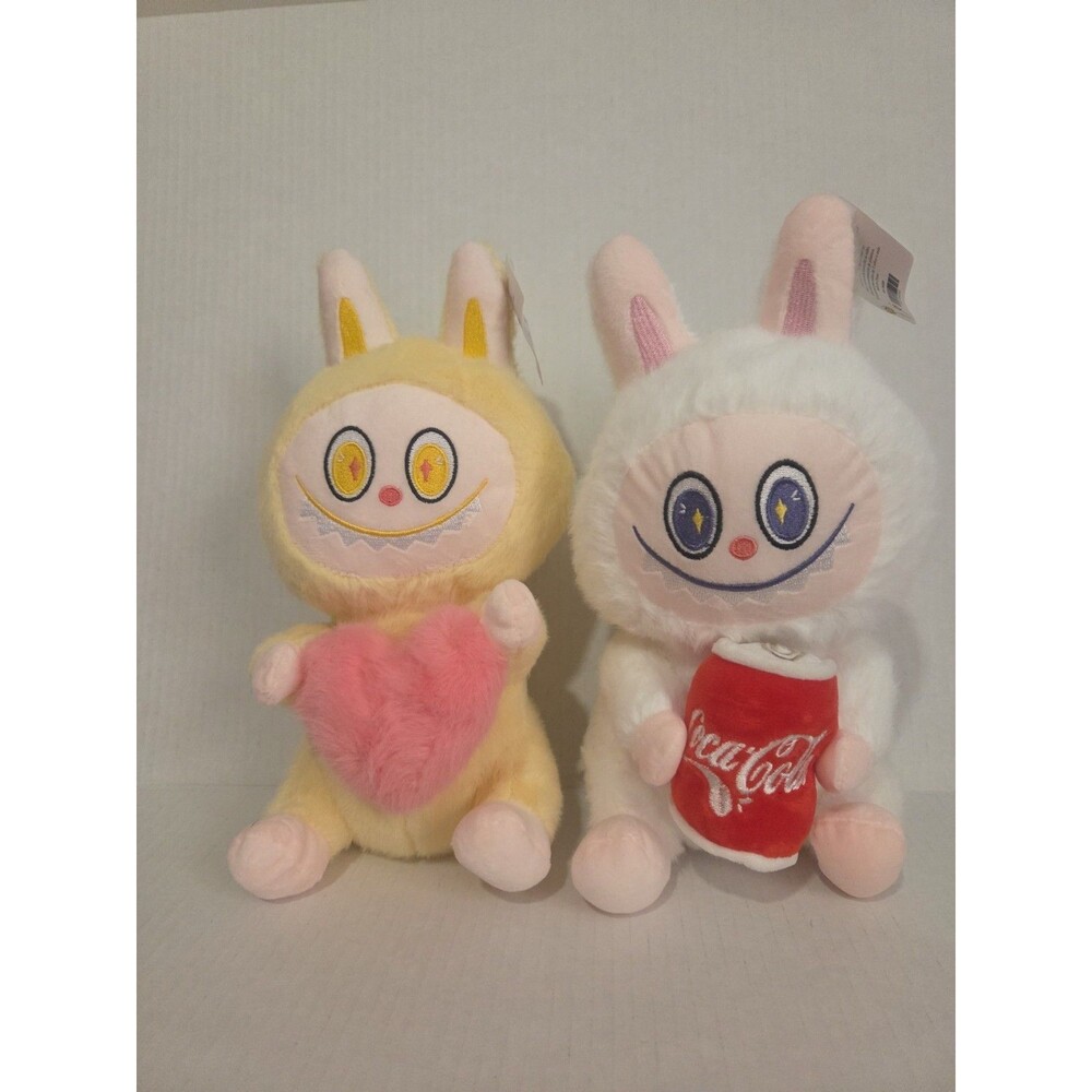 Set of 2 monster plush toys